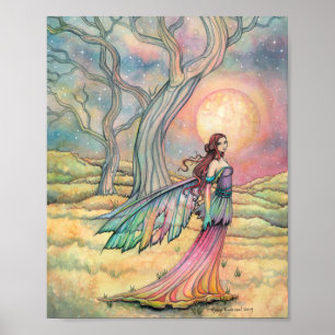 Starlit Dusk Fairy Poster van Molly Harrison