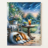 Starlit Garden Porch Sheltie Dream Planner (Achterkant)