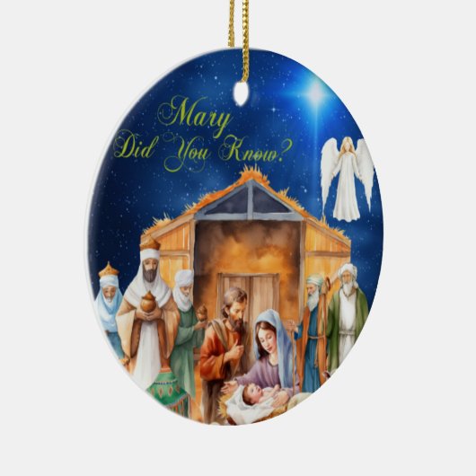 Starlit Openbaring: Mary Wist je dat?" - Ornament (Rechts)