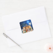 Starlit Openbaring: Mary Wist je dat?" Vierkante Sticker (Envelop)