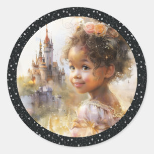 Starlit Quest: Prinses redt het Koninkrijk Ronde Sticker