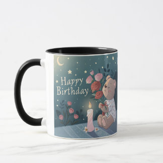 Starlit Wishes - Een Chiaroscuro Verjaardagsdroom Mok