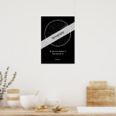 StarMap360 - A2 gepersonaliseerde sky map Poster (Keuken)