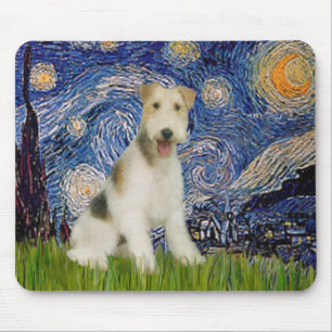Starnacht - Wire Fox Terrier (M) Muismat