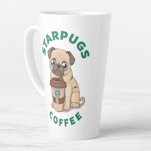 Starpugs Coffee Latte Mok (Linkerhoek)