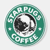 Starpugs Coffee Magneet (Voorkant)
