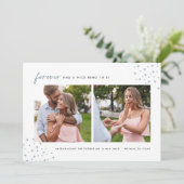 Starred Forever | 2 Faire-part Fiançailles photo (Debout devant)