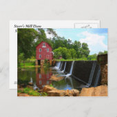 Starr's Mill Dam Briefkaart (Voorkant / Achterkant)