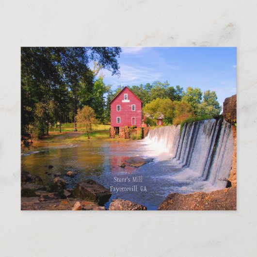 Starr's Mill, Fayetteville, Georgia, Briefkaart (Voorkant)