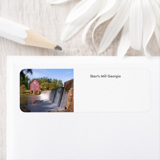 Starr's Mill Georgia Etiket (Insitu)