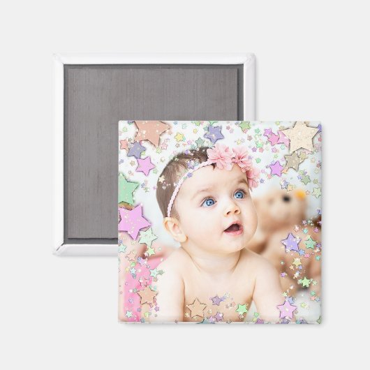 Starry Baby Photo Magnet (Recto/Verso)
