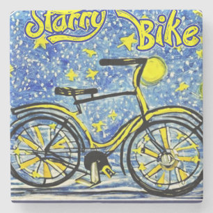 Starry Bike Stenen Onderzetter