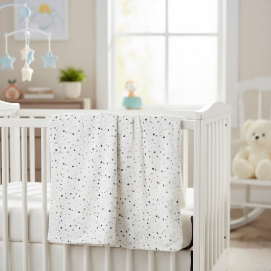 Starry Blanket, Soft Celestial Elegance Sherpa Deken