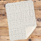 Starry Blanket, Soft Celestial Elegance Sherpa Deken