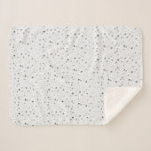 Starry Blanket, Soft Celestial Elegance Sherpa Deken (Voorkant (horizontaal))