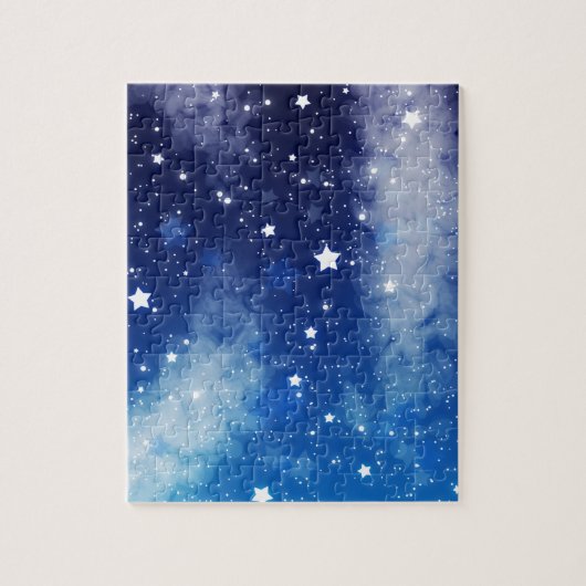 Starry Blue Night Sky Legpuzzel (Verticaal)