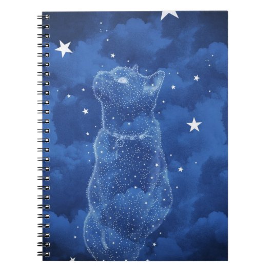 Starry Cat Notebook Notitieboek (Voorkant)