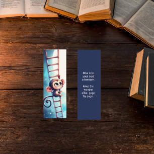 Starry Climb - Magical Adventure Bookmark Mini Visitekaartje