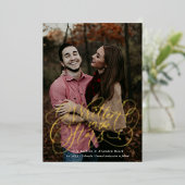 Starry-Eye Bewaar de datum Folie Uitnodiging (Staand Voorkant)