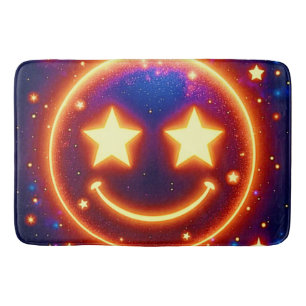 Starry-Eyed Glow Emoji Badmat