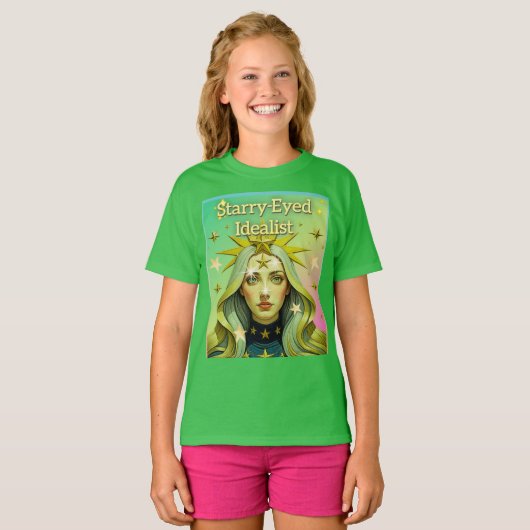 STARRY-EYED-IDEALIST T-SHIRT (Voorkant volledig)