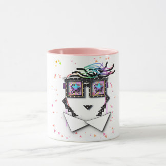 Starry Eyes Classic White Fun Mok