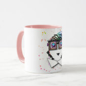 Starry Eyes Classic White Fun Mok (Voorkant links)