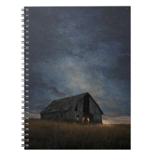 Starry Field Rustic Night Grange Carnet