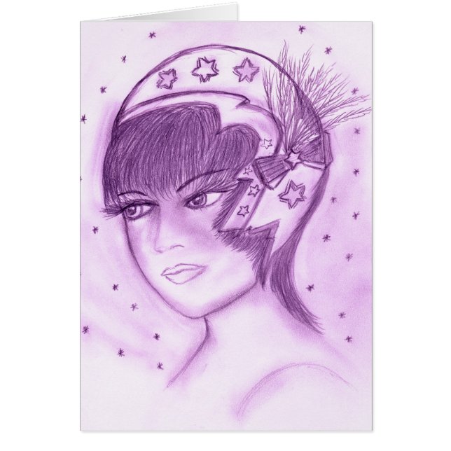 Starry Flapper in Paars (Voorkant)