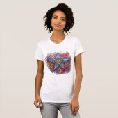 Starry Floral Radiance T-shirt (Voorkant volledig)