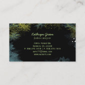 Starry Forest Leaves Professional Visitekaartje (Achterkant)