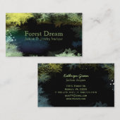 Starry Forest Leaves Professional Visitekaartje (Voorkant / Achterkant)