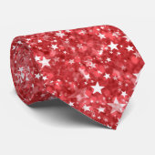 Starry Glitter Stropdas (Opgerold)