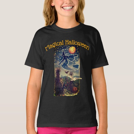 Starry Halloween Night Shirt (Voorkant)