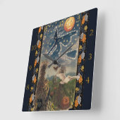 Starry Halloween Night Wall klok (Hoek)