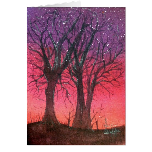 Starry Herfst Night (Voorkant)