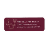 Starry Joy Holiday Return Label (Voorkant)