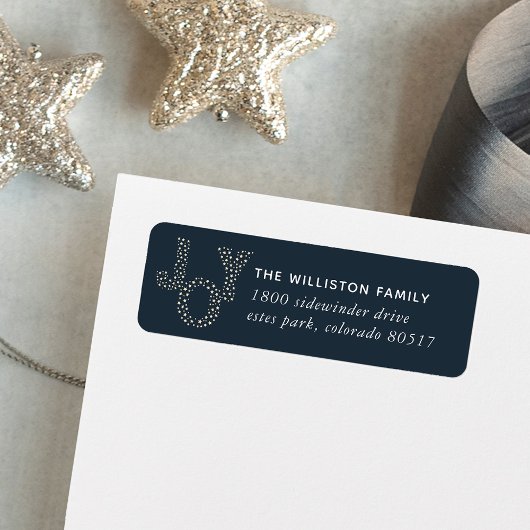 Starry Joy Holiday Return Label