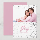 Starry Joy Kerstvakantie Foto Feestdagenkaart (Voorkant / Achterkant)