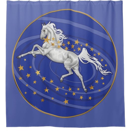 Starry Mare Shower Curtain Douchegordijn (Voorkant)