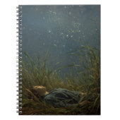 Starry Meadow Dreamer Night Notebook Notitieboek (Voorkant)
