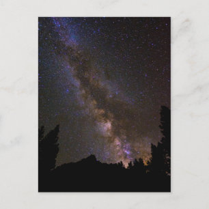 Starry Milky way, Californië Briefkaart