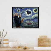 Starry MMA Fight Night Poster (Keuken)