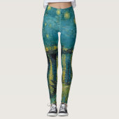 Starry Night, 1888 by Vincent van Gogh Leggings (Voorkant)