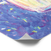 Starry Night Angel Art Imprimer Poster (Coin)