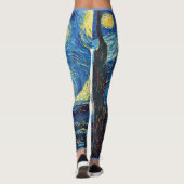 Starry Night Art Van Gogh Leggings (Dos)