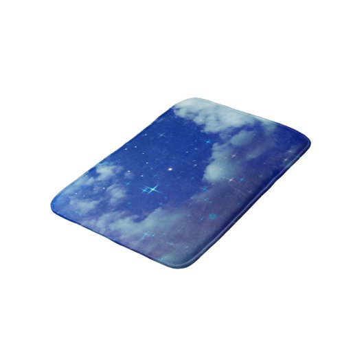 Starry Night Bath Mat | Celestial Memory Foam Rug (Gekanteld)