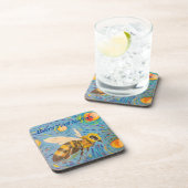 Starry Night Bee Coasters Bier Onderzetter (Rechterzijde)
