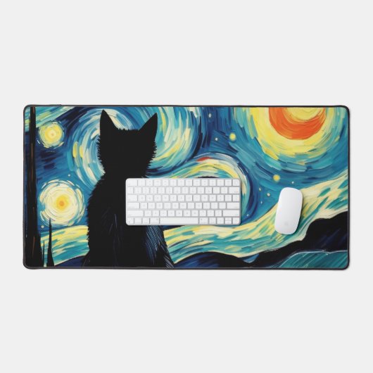 Starry Night Cat (Clavier et souris)
