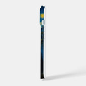 Starry Night Cats coque iphone Peeking Black Kitty (Côté gauche)